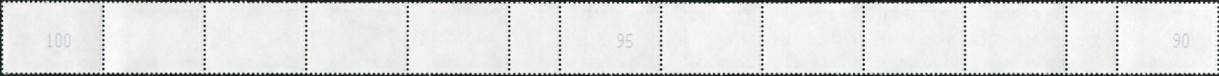 2,20€, Mi.Nr.3414 **  100er Rolle RA 11er Streifen, 2x EAN Code A; Nr Type 1