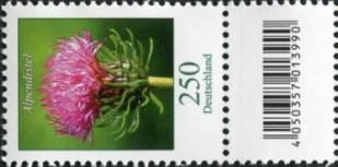 2,50€, Mi.Nr.3199 **  200er Rolle SZ1 mit 1 stelliger Nr. ungerade, EAN Code A