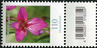 1,10€, Mi.Nr.3471 **  200er Rolle SZ1 mit 2 stelliger Nr. gerade, EAN Code B, Nr. Typ 2