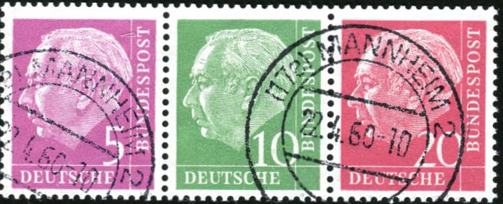 Bund ZDR W20 X gestempelt
