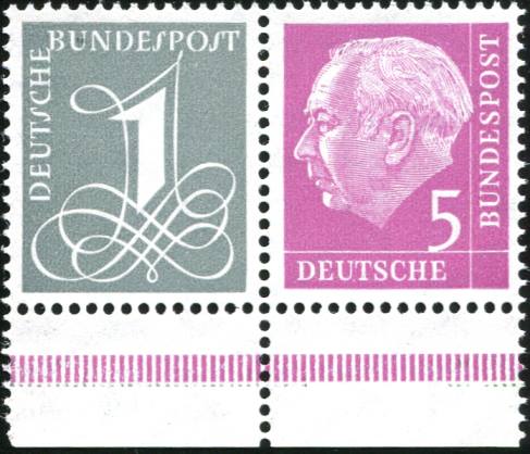 Bund ZDR W17 X ** Unterrand