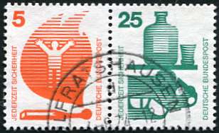 Bund ZDR W43 gestempelt