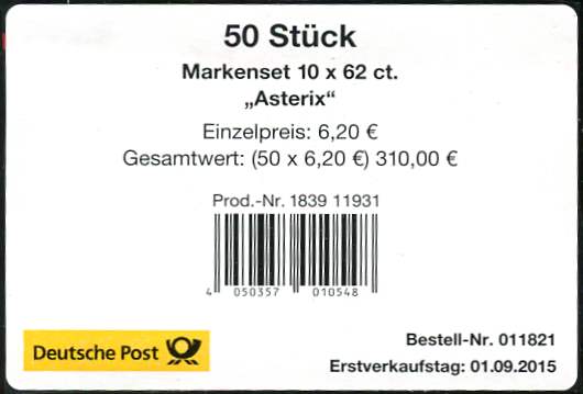 MH 101 Verpackungslabel