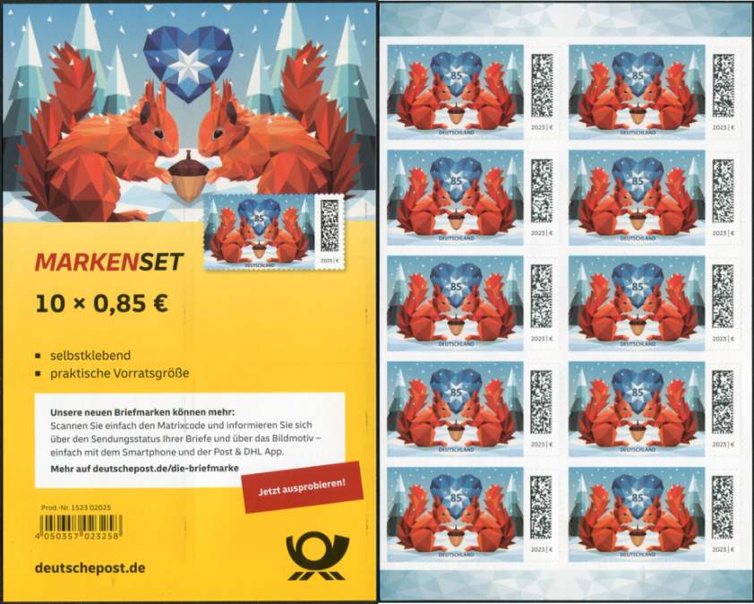 FB 132 ** mit DMC Code, Produkt Nr. 1523 02025,  Druck GDL