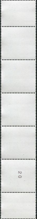 0,95€, Mi.Nr.3898 **  5er Str. 2stellige Nr. gerade, 2x EAN Code