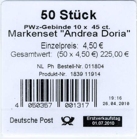 FB009 Verpackungslabel