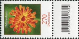 2,70, Mi.Nr.3475I ** 200er Rolle SZ1 mit 1 stelliger Nr. Typ 2 ungerade, EAN Code A