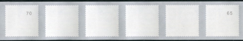 0,32€, Mi. Nr. 3711 **, 6er Streifen mit 2stelliger Nr., ohne Null, 5000er Rolle