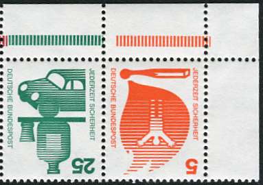 Bund ZDR ER W43.2 ** Eckrand, oben rechts
