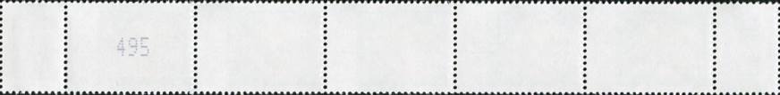 0,70€, Mi.Nr.3189 **  500er Rolle 5er Streifen 2x EAN Code A, 3stellig ungerade Nr