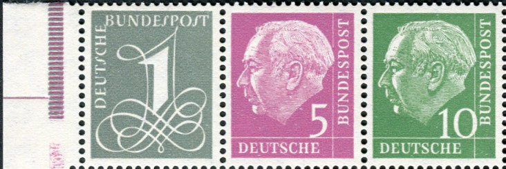 Bund ZDR W18 YI ** Rand mit RLV VI
