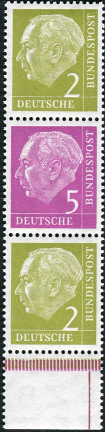 Bund ZDR S18  ** Unterrand mit Strich nur aus MHB 4.1 + 4.2 möglich